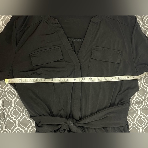 Torrid Long Sleeve Belted Romper, Size 00 - Picture 9 of 14